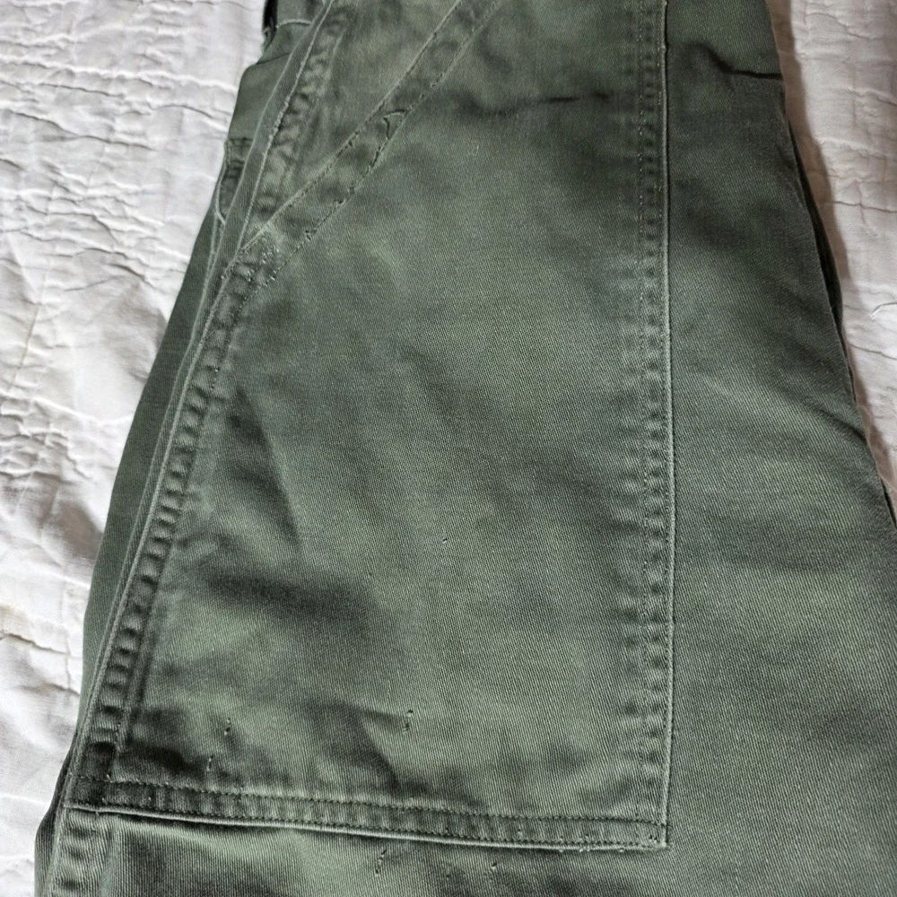 Vintage 80s (1984) US Army Mens 27x27 OG-107‎ Baker Pants